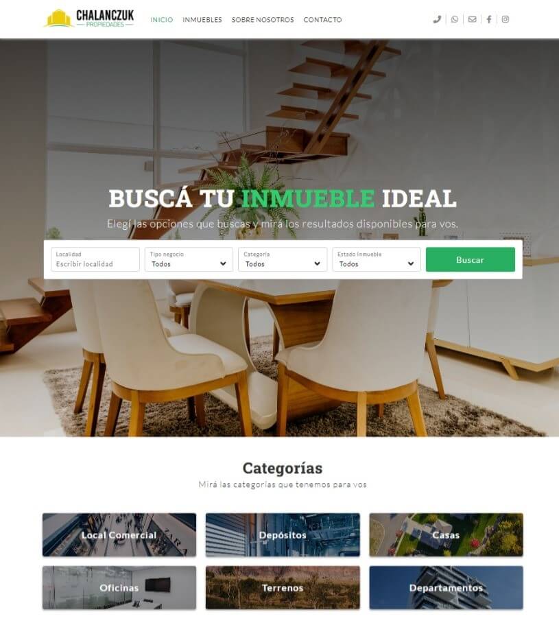 Aplicación web para inmobiliaria